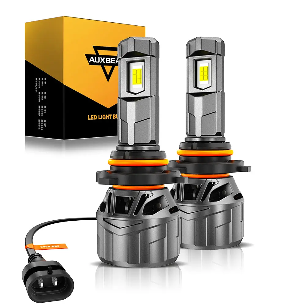 🆕9005/Hb3 Led Headlight Bulbs 100W 22000Lm F18 Series 1:1 Mini Size 6500K Cool White | 2 Bulbs 1