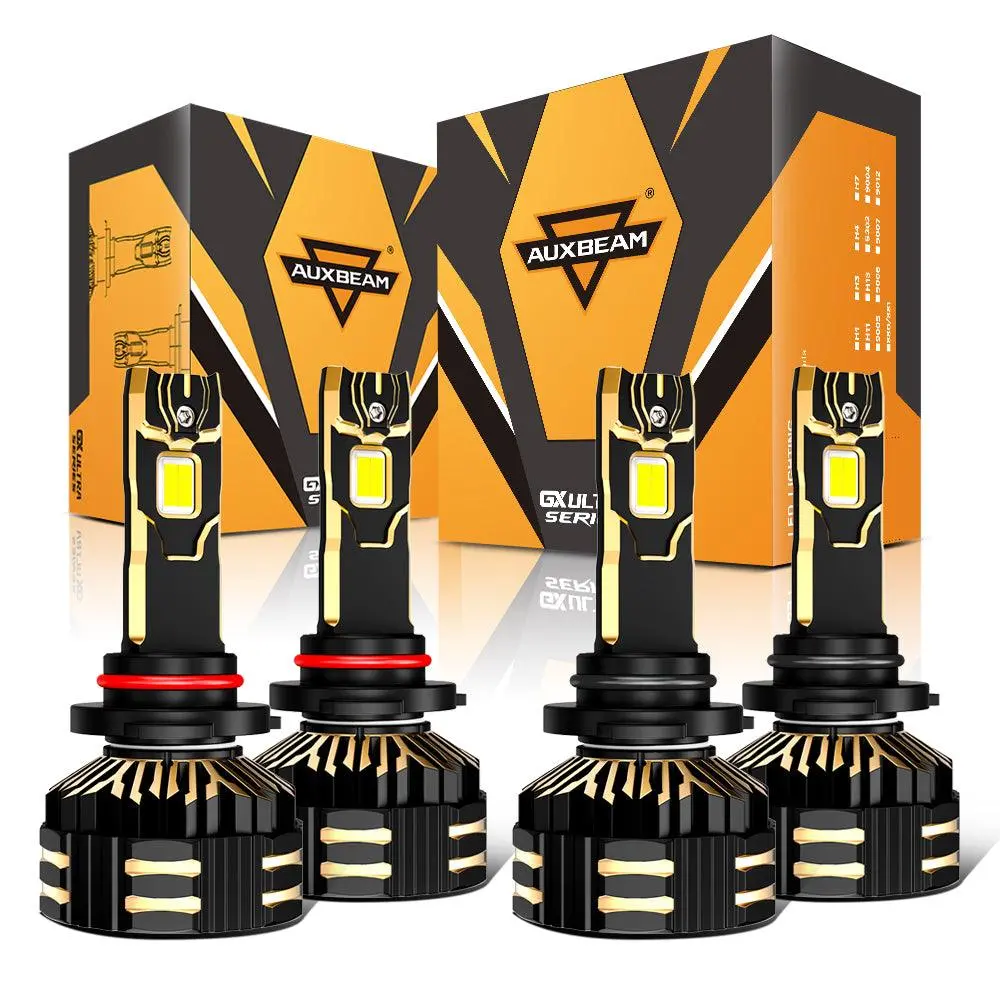 🆕9005+9006 Led Headlight Bulbs 240W 40000Lm Gx-Ultra Series 6500K Cool White | 4 Bulbs 1