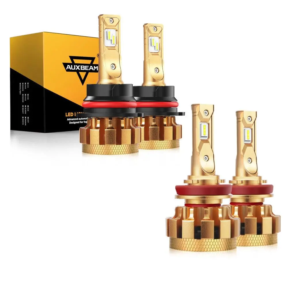 For 2005-2019 Nissan Frontier 9007/Hb5 F-16 Plus Series Automotive Grade 14000Lm Led Light Bulbs High Low Beam Bundle 1