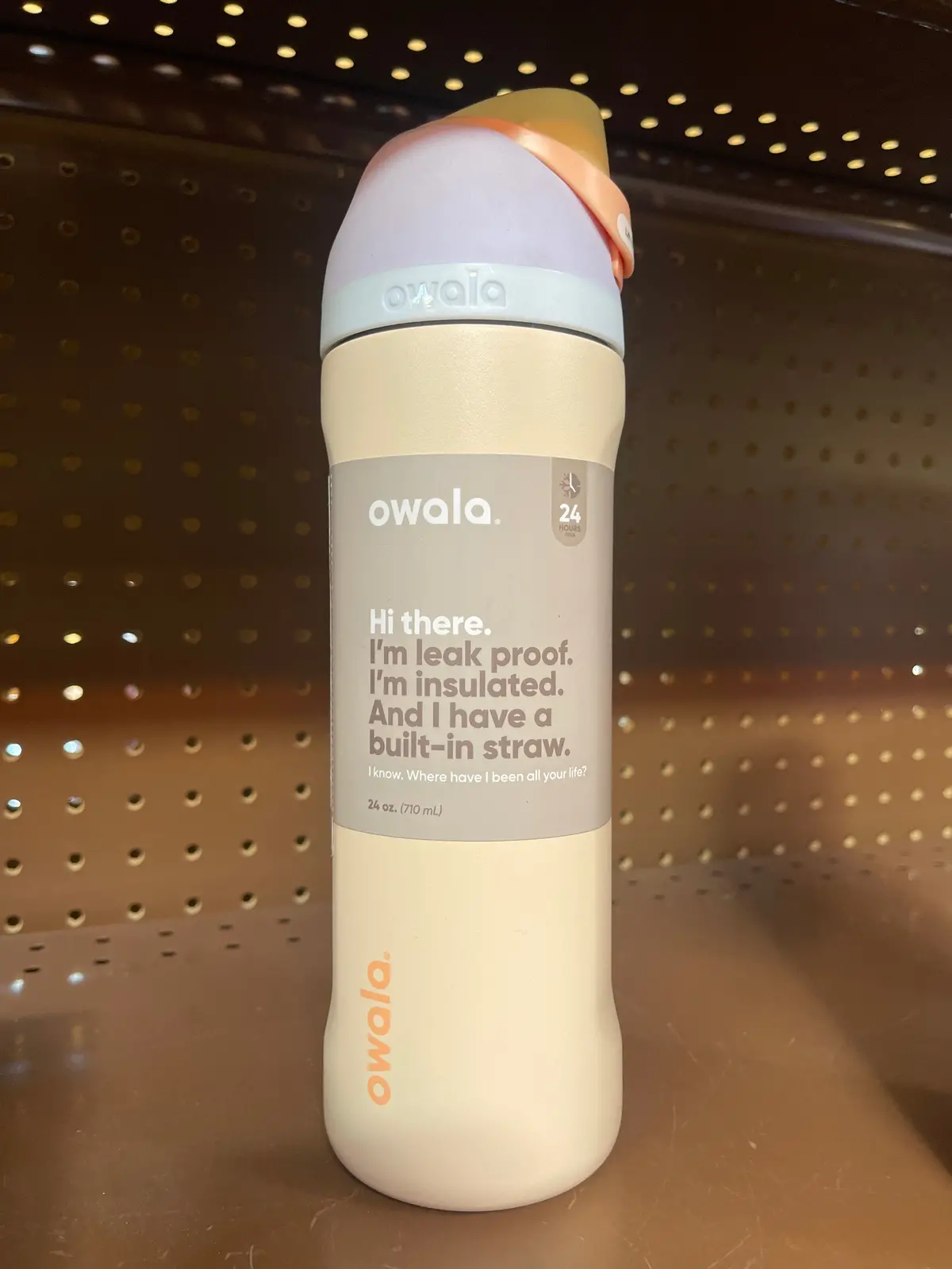 Owala Freesip Stainless Steel Water Bottle -Sandy Shores (Some Imperfections) 1
