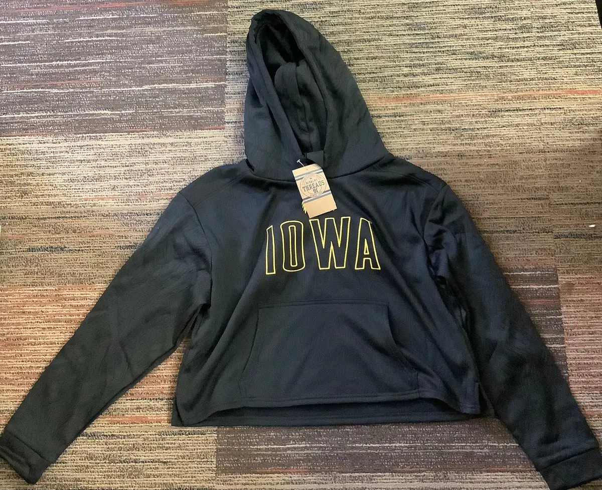 Ladies Black “Iowa” Sweatshirt (Size Variations) - Clearance 1