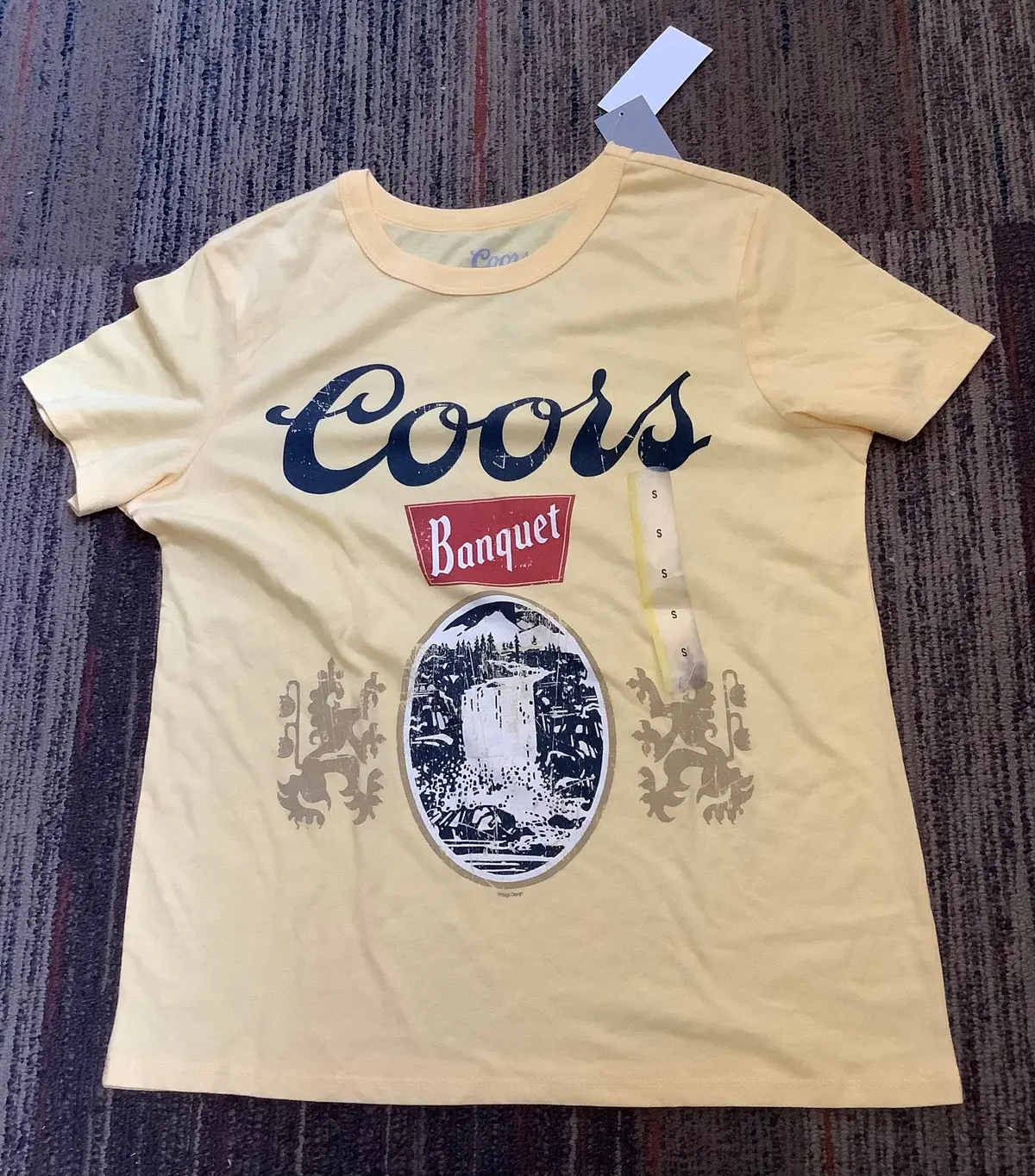 Ladies Coors Banquet Short Sleeve Graphic T-Shirt 1