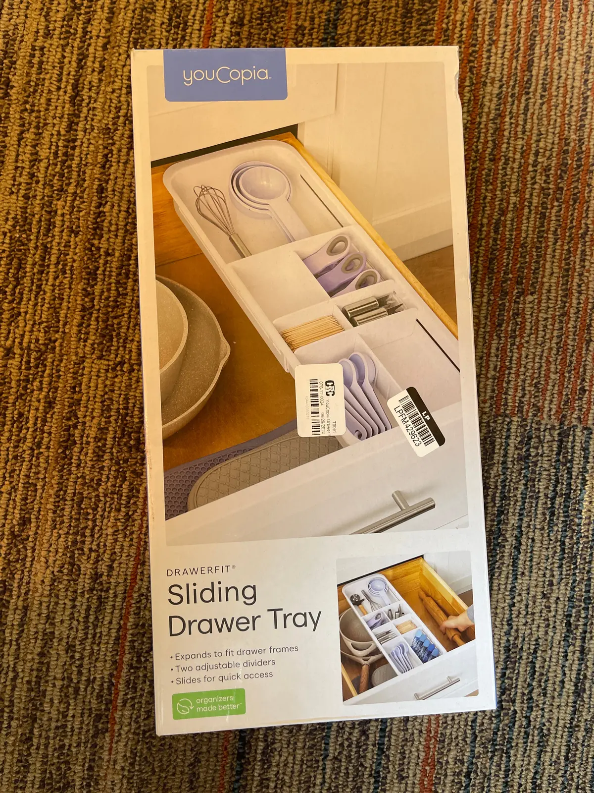 Youcopia Drawer Fit Sliding Tray 1