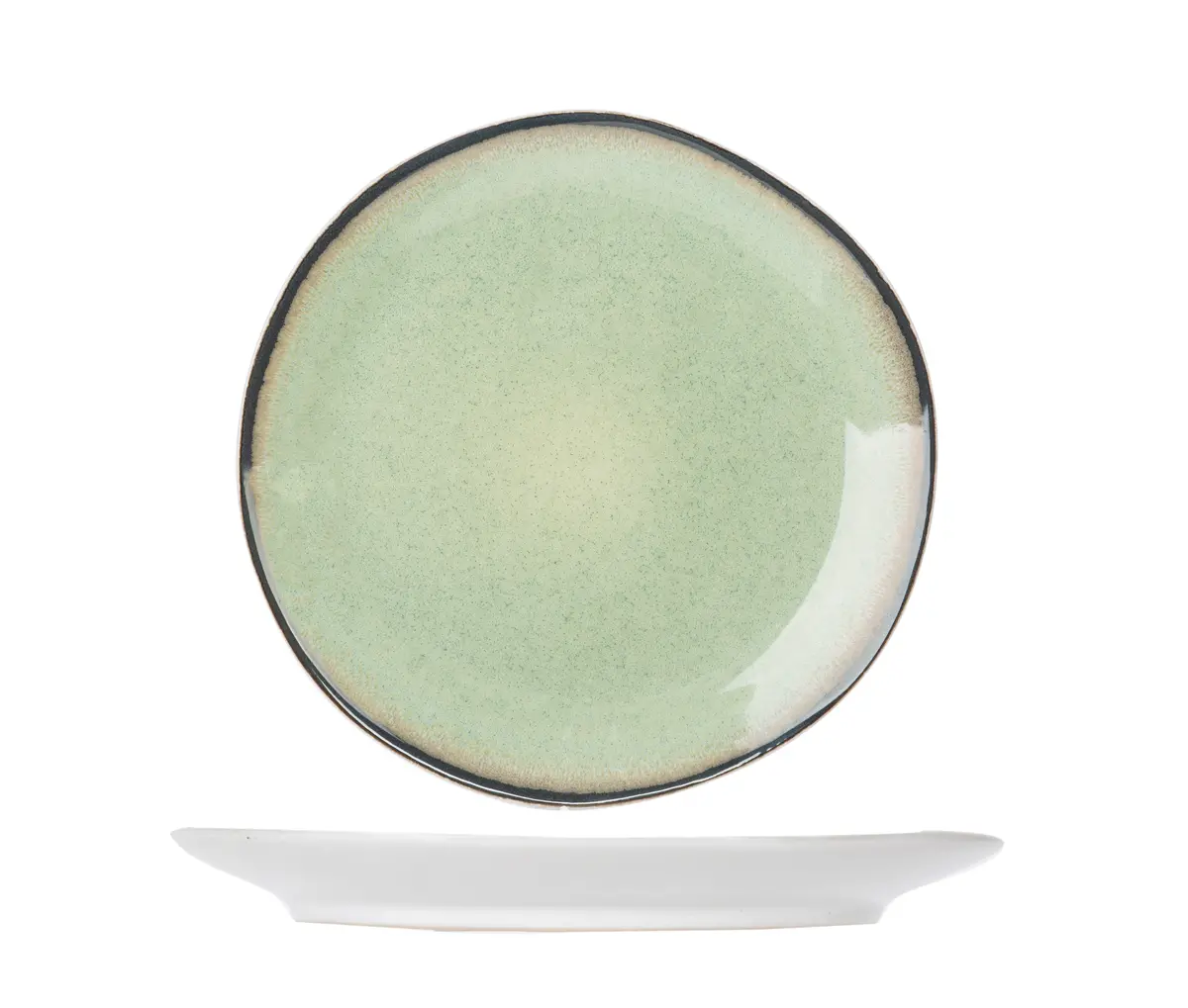 Cosy & Trendy Ontbijtborden / Dessertborden Fez Groen Ø 23 Cm - 4 Stuks 1