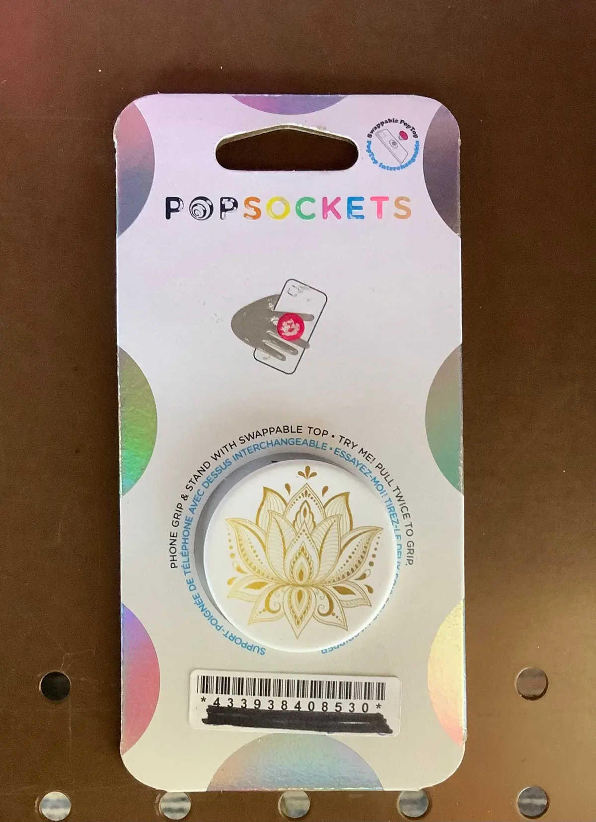 Popsockets Popgrip Cell Phone Grip & Stand - Golden Prana 1