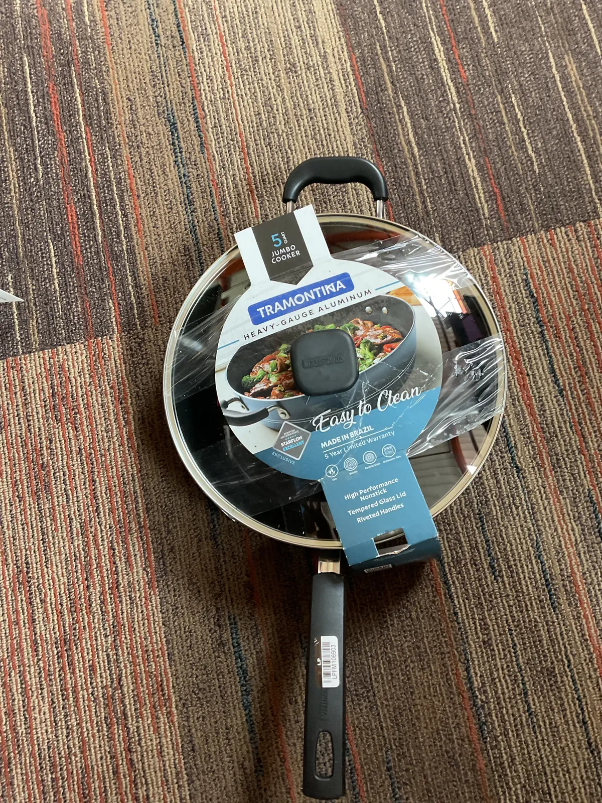 Tramontina Everyday 5 Qt Aluminum Nonstick Covered Jumbo Cooker 1