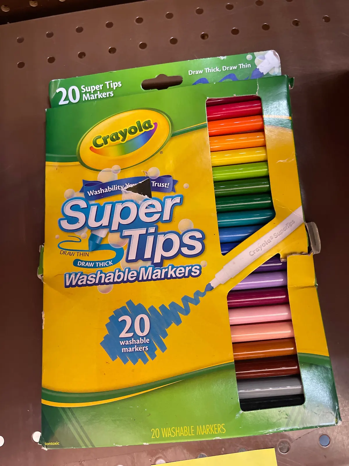 Crayola 20Ct Super Tips Washable Markers 1
