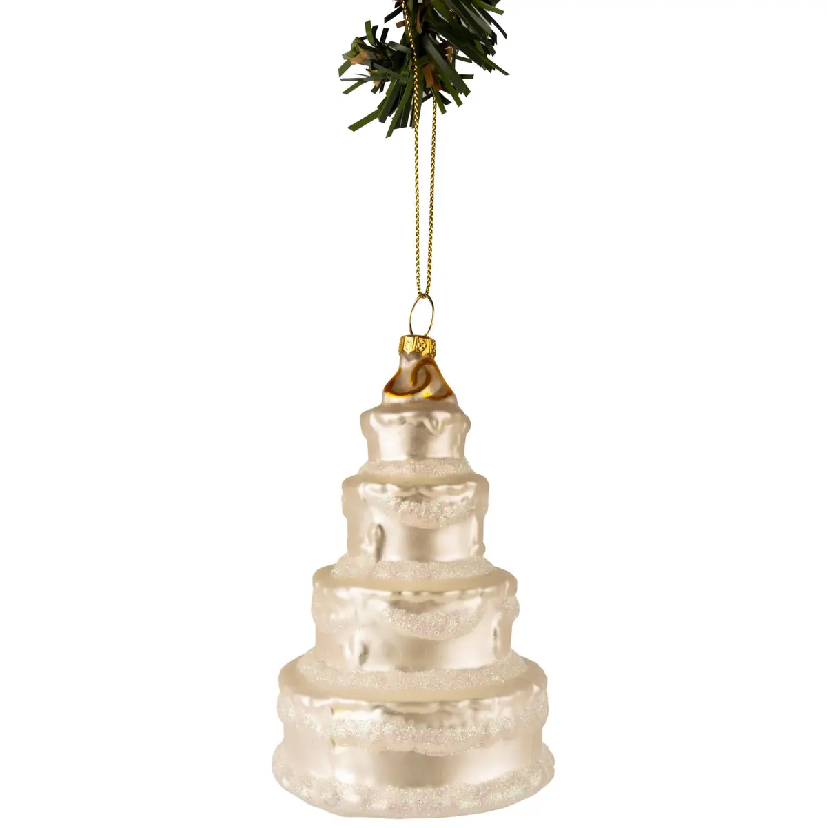 Nordic Light Kerstbal Bruidstaart 12 Cm 1