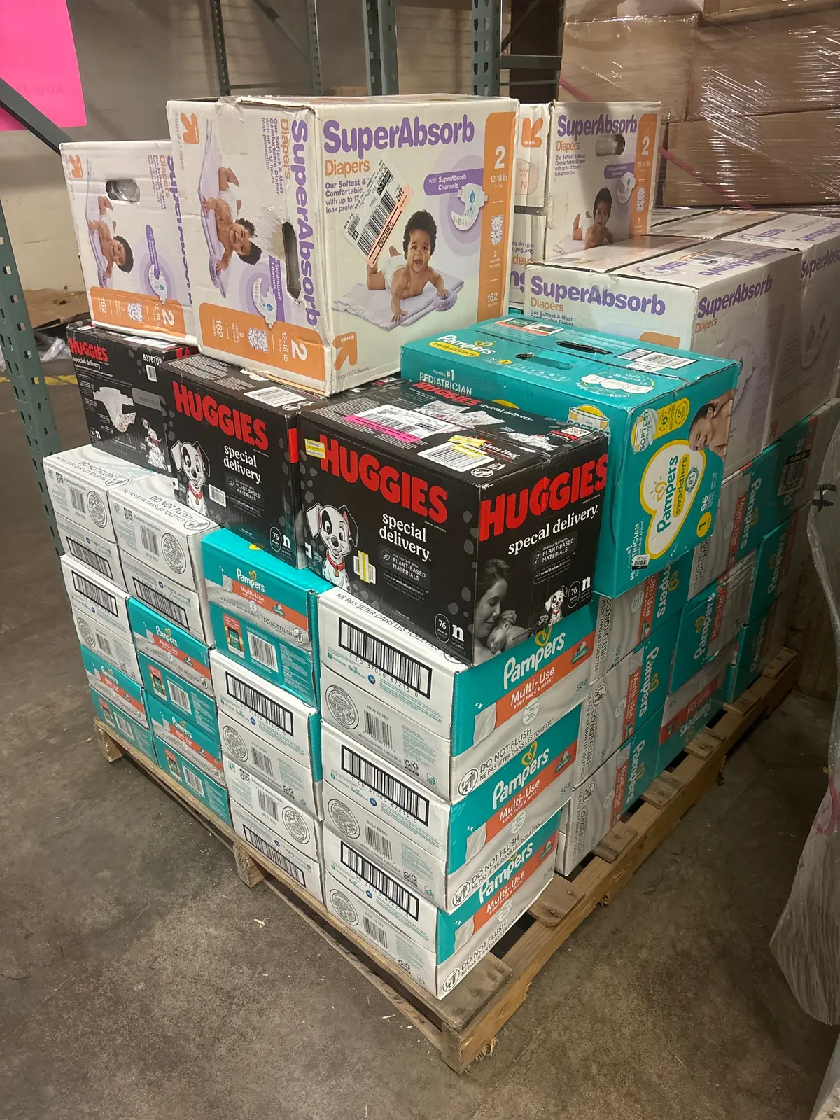 Baby Wipes And Diapers Pallet #1 1