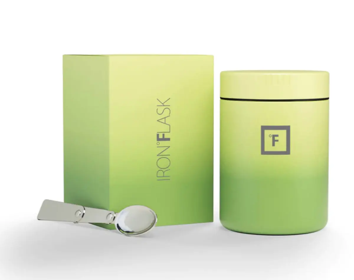 Iron Flask 16 Oz Food Jar - Lime 1