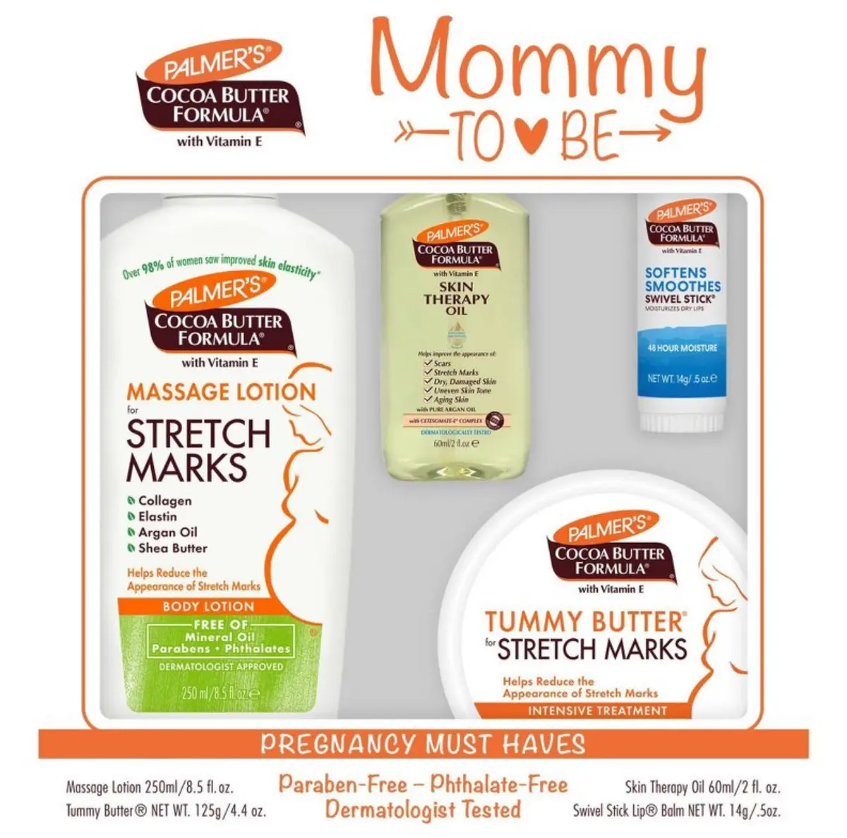 Palmers Cocoa Butter Formula Custom
Mother/Baby Kit - 3Ct/24Oz 1
