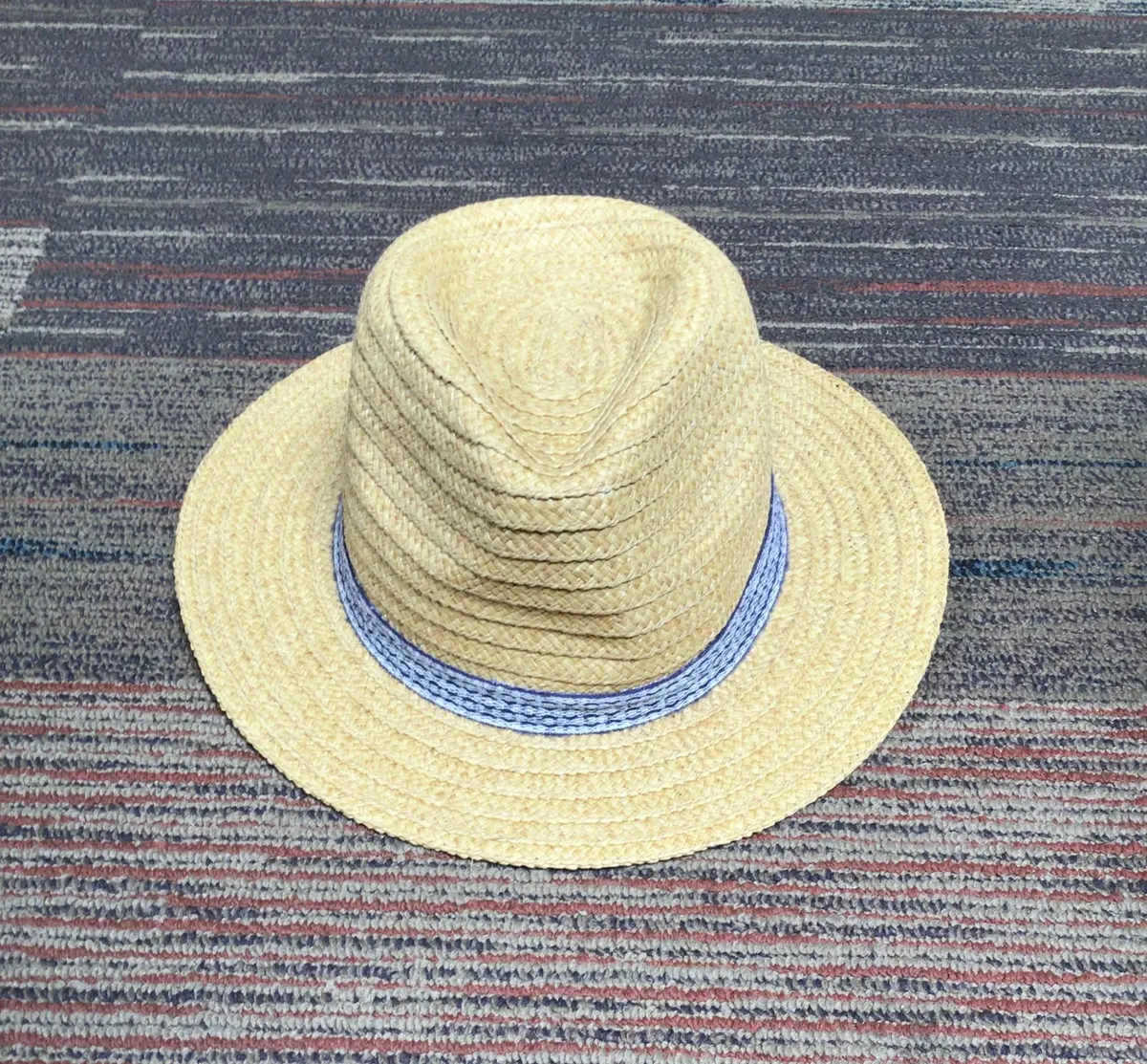 Men’S Paper Flat Brim Panama Hat 1
