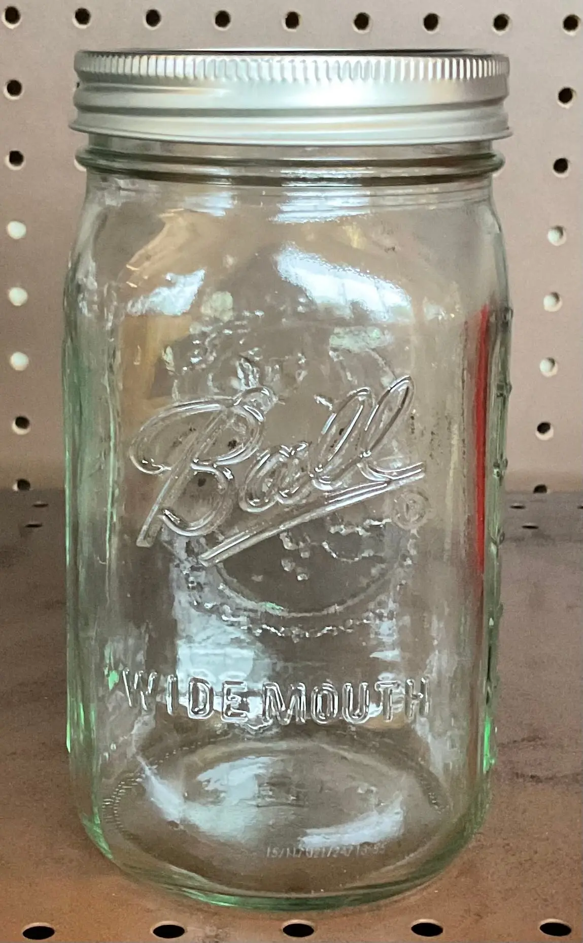 Ball 32Oz Glass Wide Mouth Mason Jar With Lid And Band 1