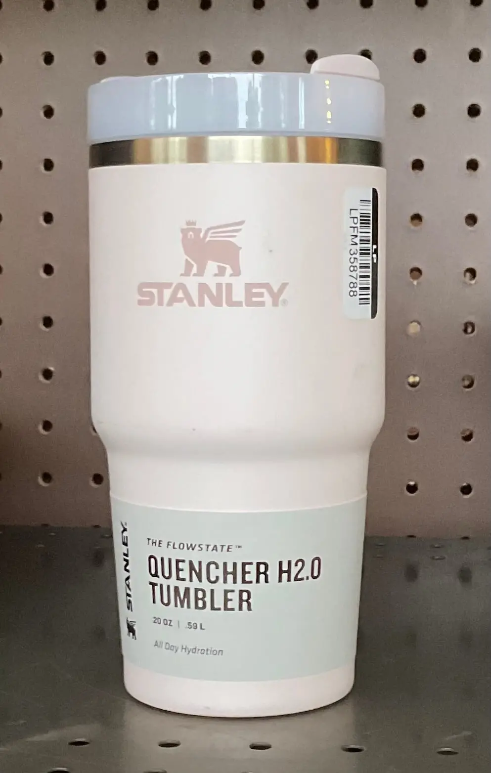 No Straw!!! Stanley 20 Oz Stainless Steel H2.0 Flowstate Quencher
Tumbler Rose Quartz 2.0 2