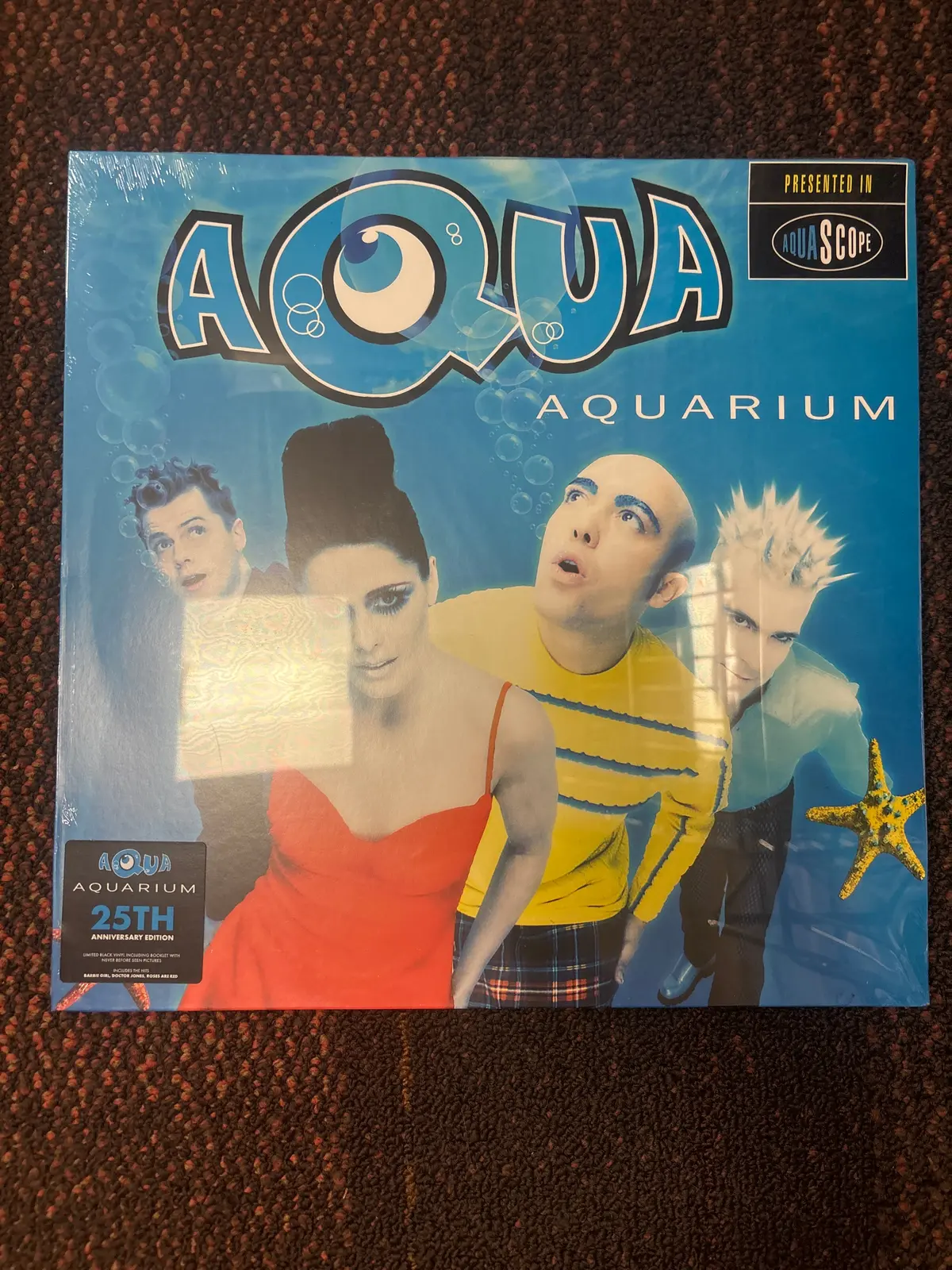 Aqua - Aquarium 25Th Anniversary Edition (Black Vinyl) Sealed 1