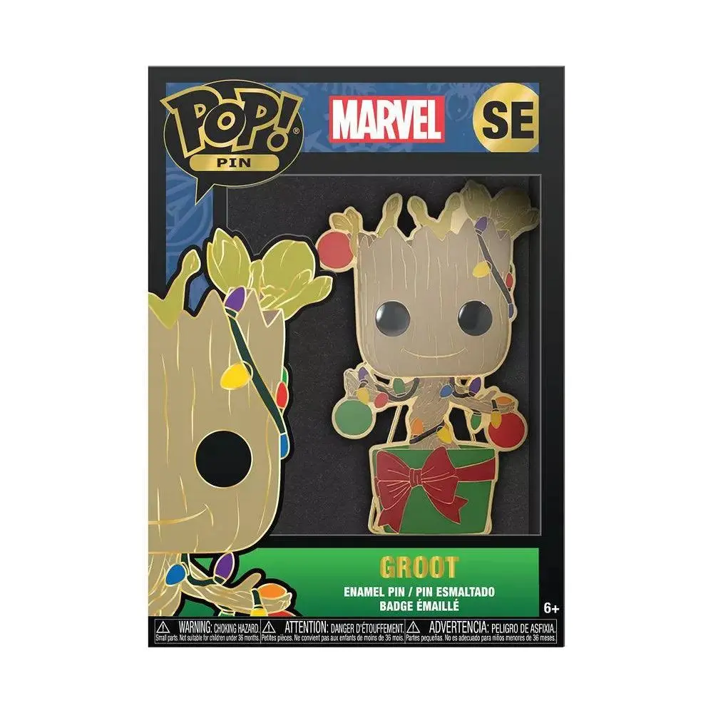 Funko Pop! Enamel Pin Marvel’S Christmas Baby Groot 1
