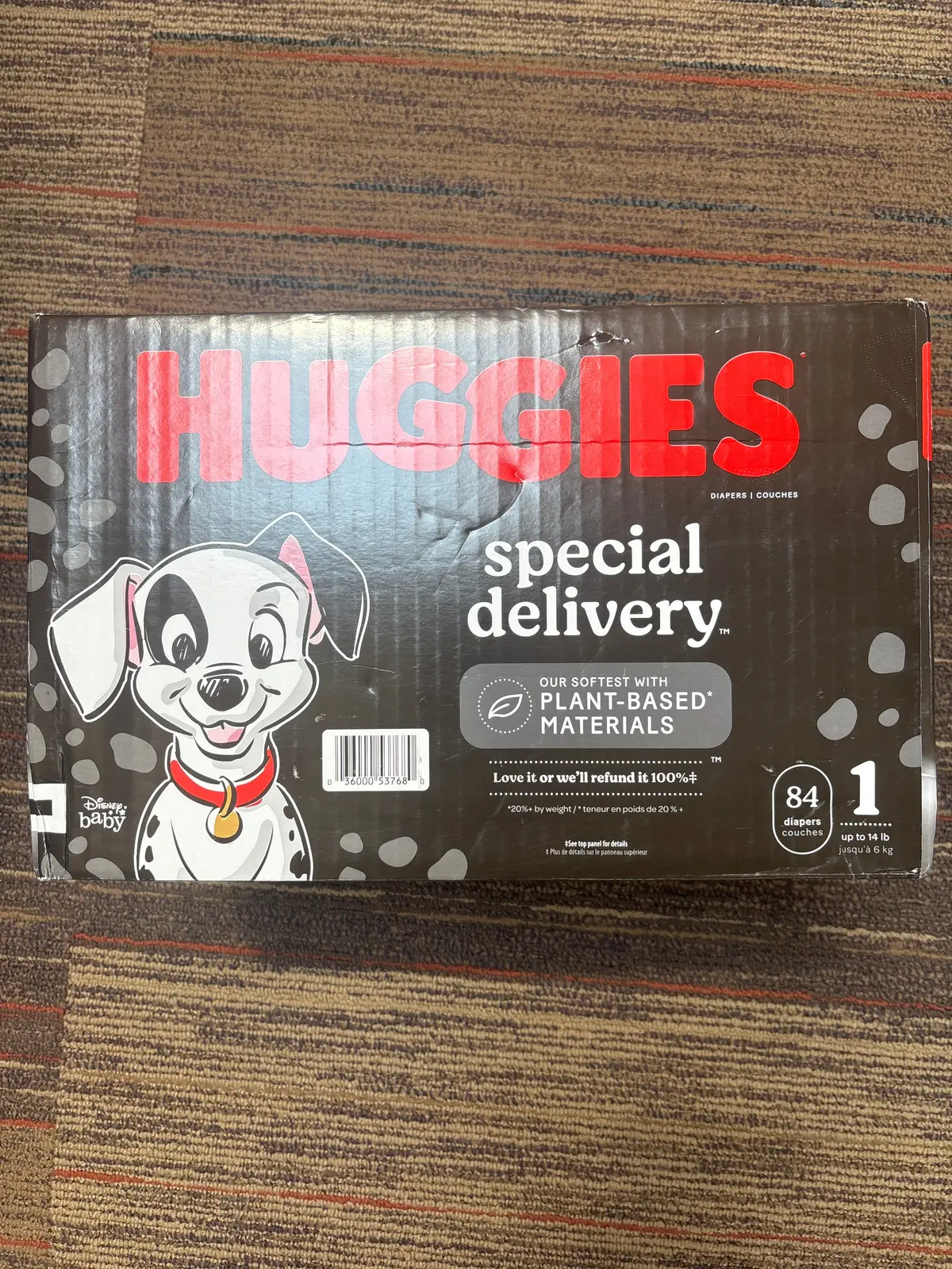 Huggies Special Delivery Hypoallergenic Baby Disposable Diapers Super Pack - Size 1 - 84Ct 1