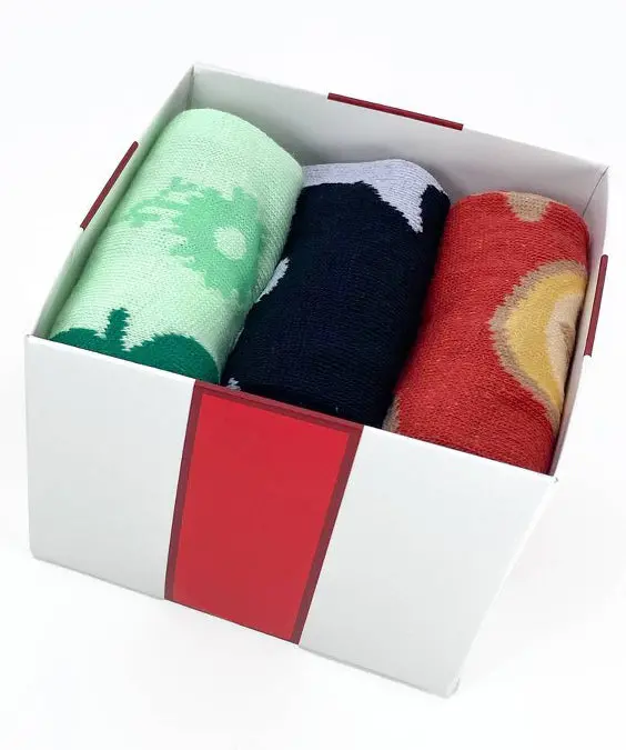 Nintendo Animal Crossing Novelty Box Crew Socks - 3Pk 1