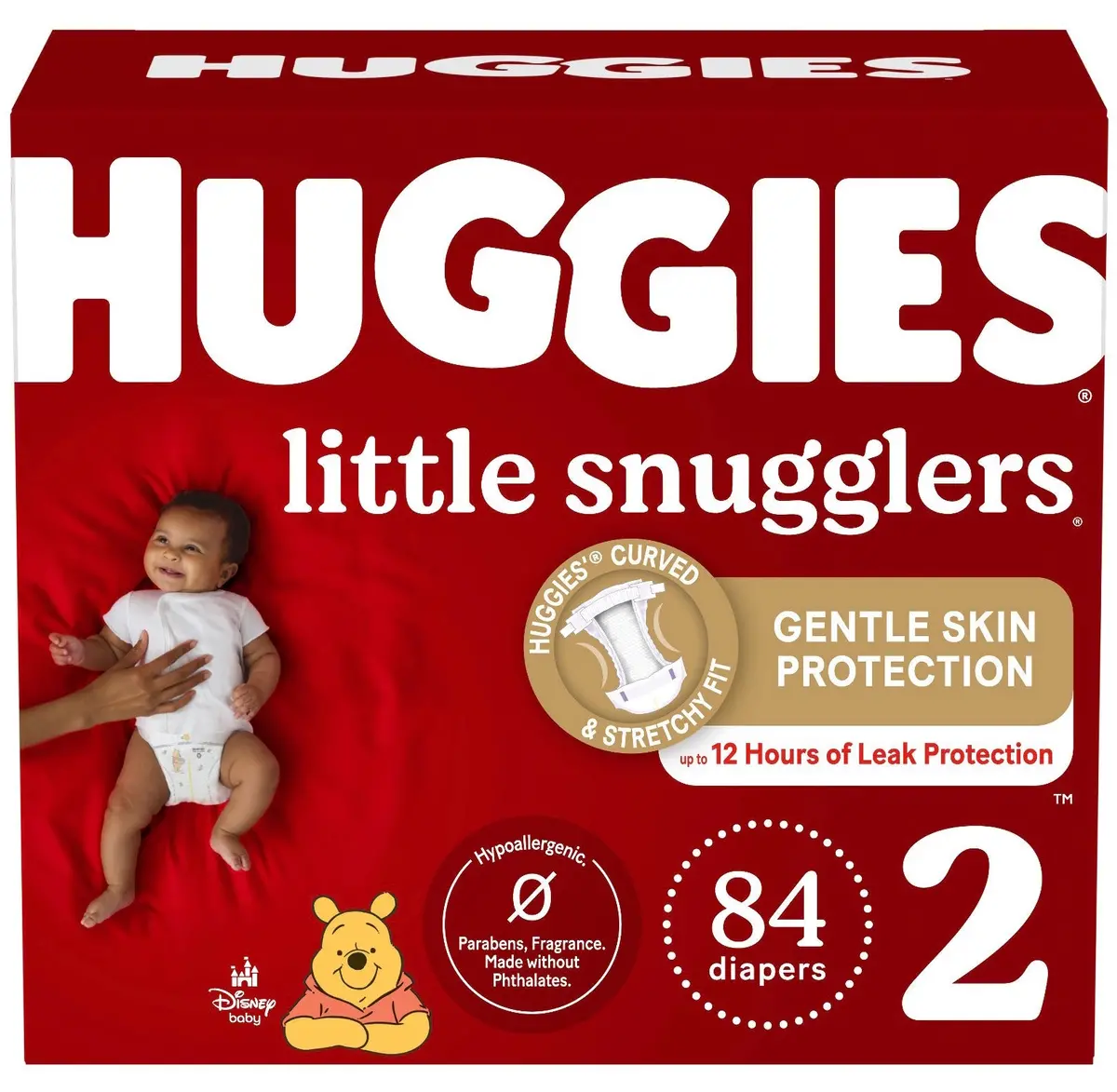 Damaged Box! Huggies Little Snugglers Diapers Super Pack - Size 2 (84Ct) 1