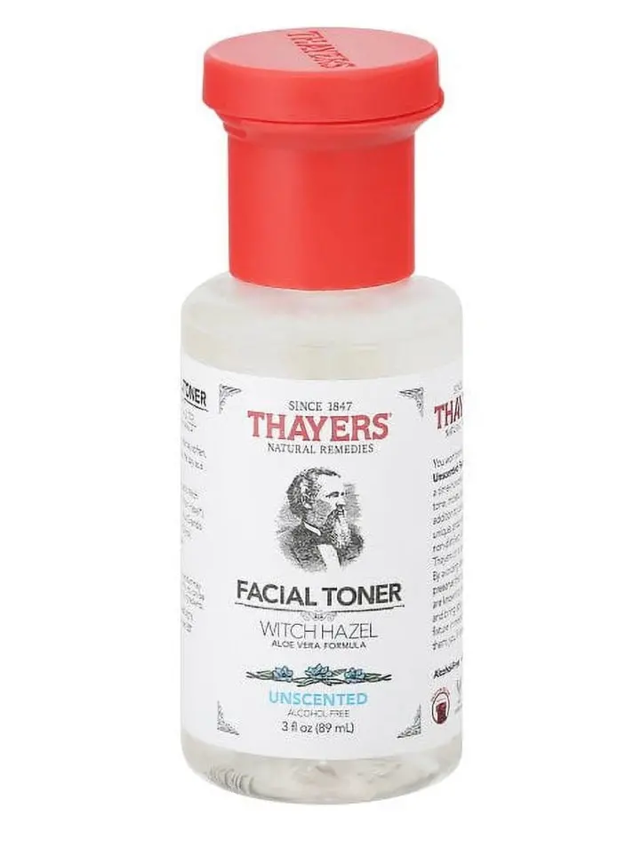Thayers Unscented Witch Hazel Alcohol Free Toner - Trial Size, 3 Fluid Ounce 1
