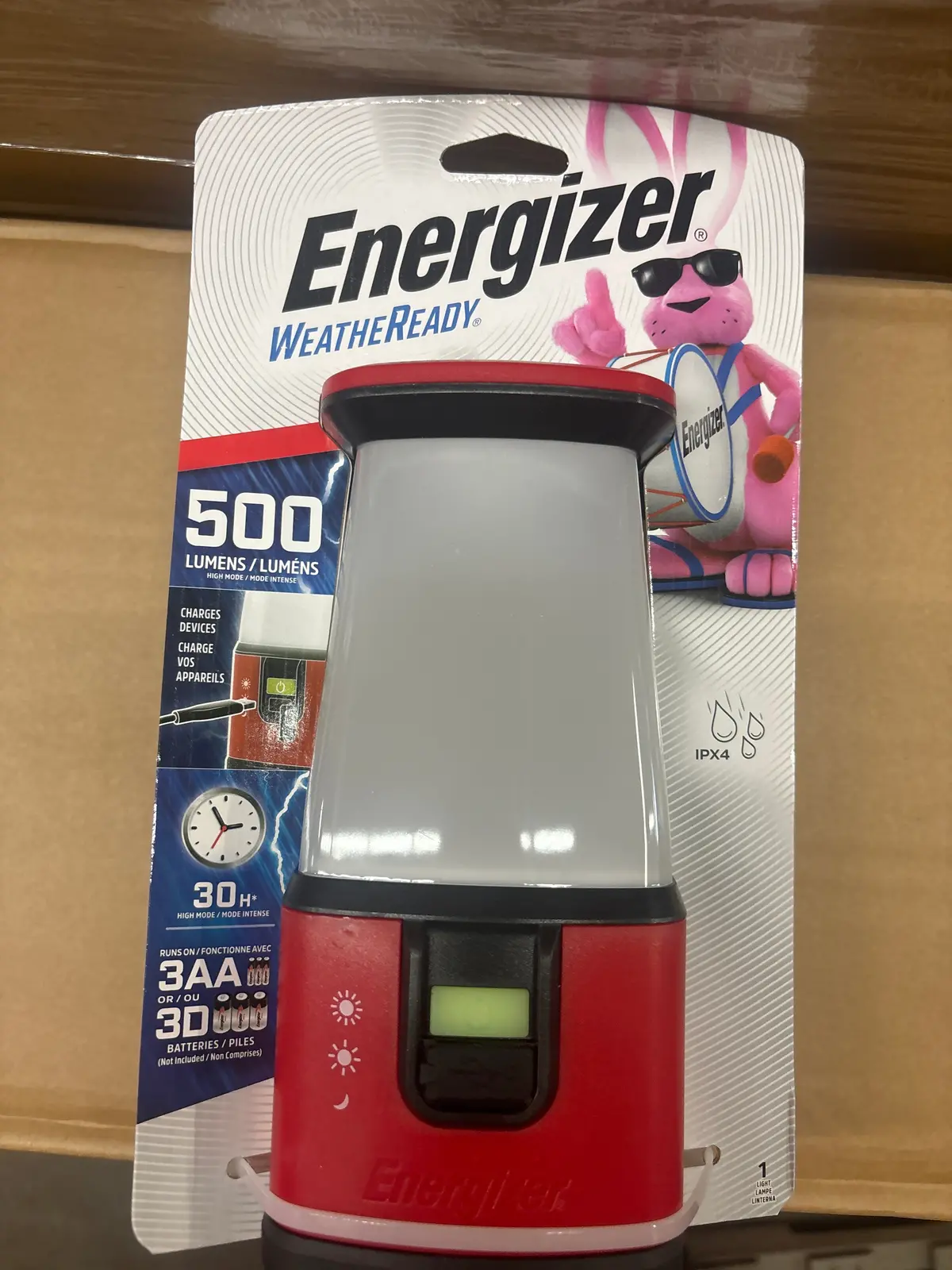 Energizer Weatherready 500 Lumens Lantern Light With Usb Charger (New) - Clearance 1