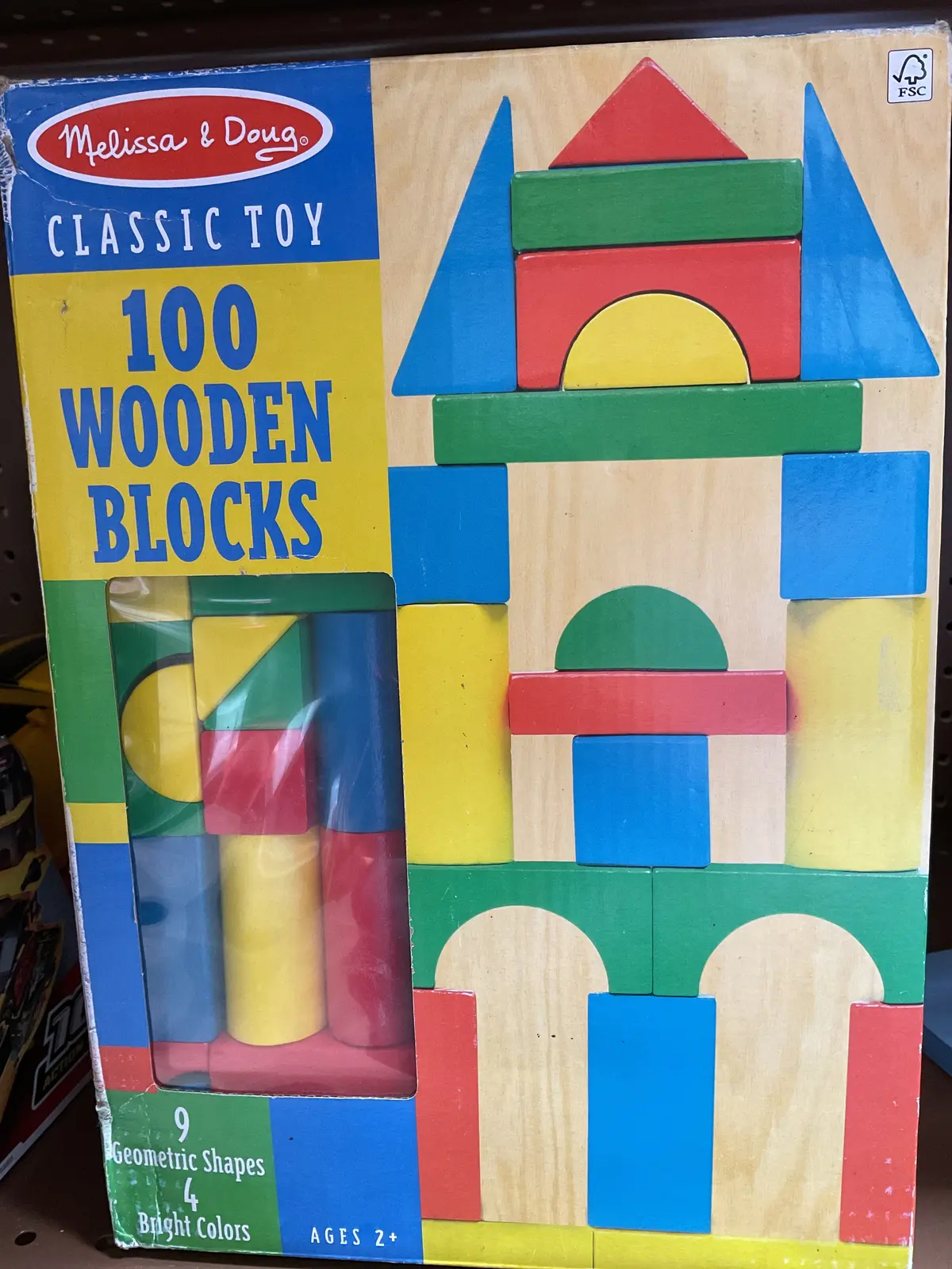 Melissa & Doug Toy Wooden Building Blocks - 100Pc 1