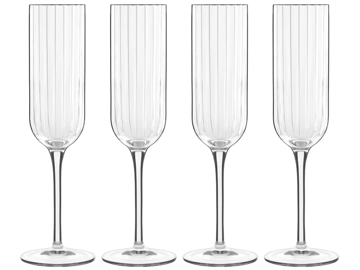 Luigi Bormioli Champagneglazen - Flutes - Bach - 210 Ml - 4 Stuks 1