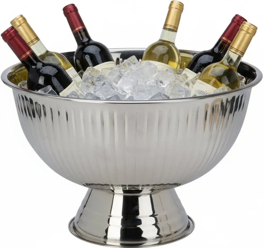 Cookinglife Champagneschaal - Champagne Emmer - Rvs Ø 39 Cm 1