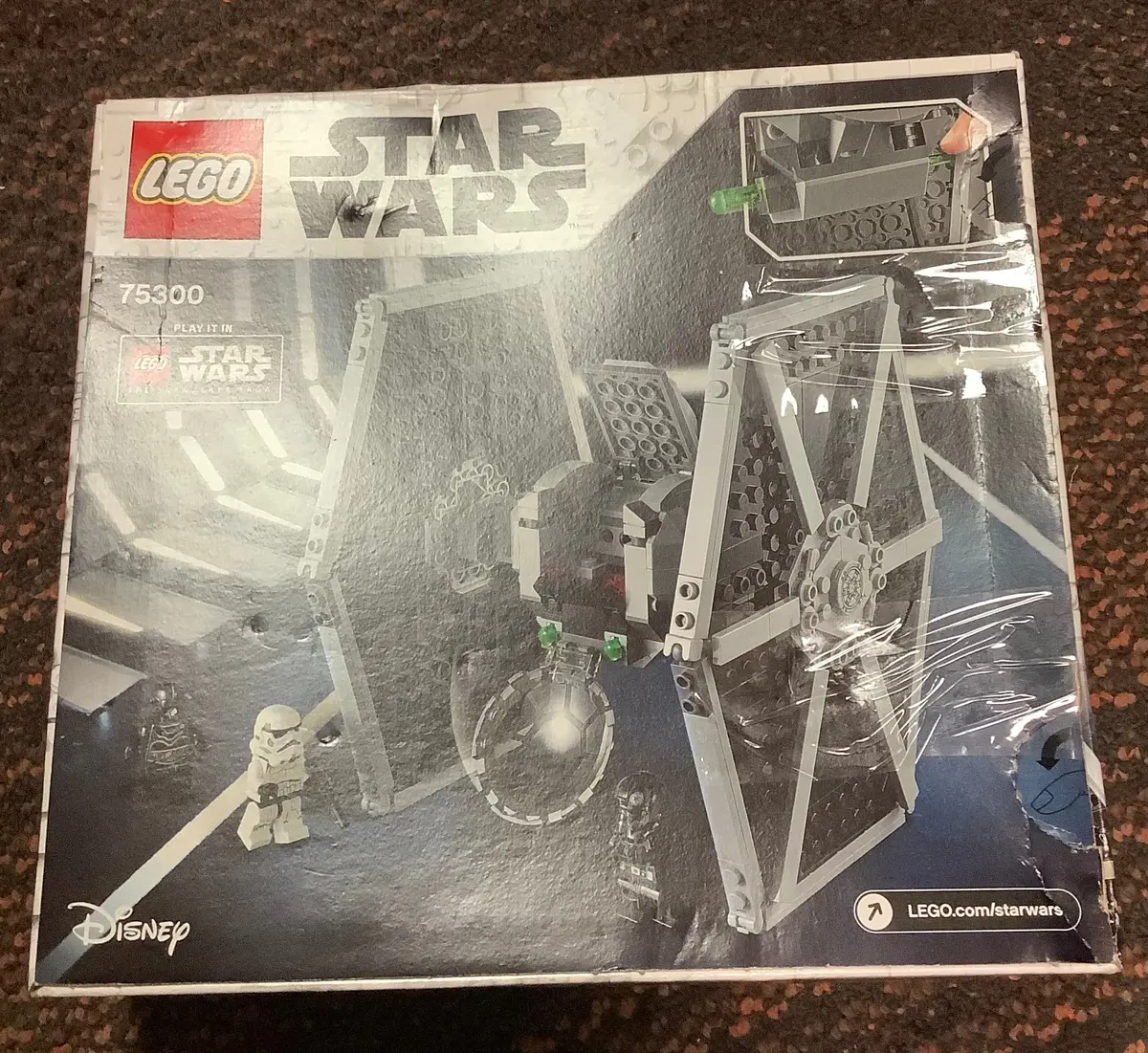 Broken Seal - Lego Star Wars Imperial Tie Fighter 75300, With Stormtrooper And Tie Fighter Pilot Minifigure, Damaged Box, As Is 2
