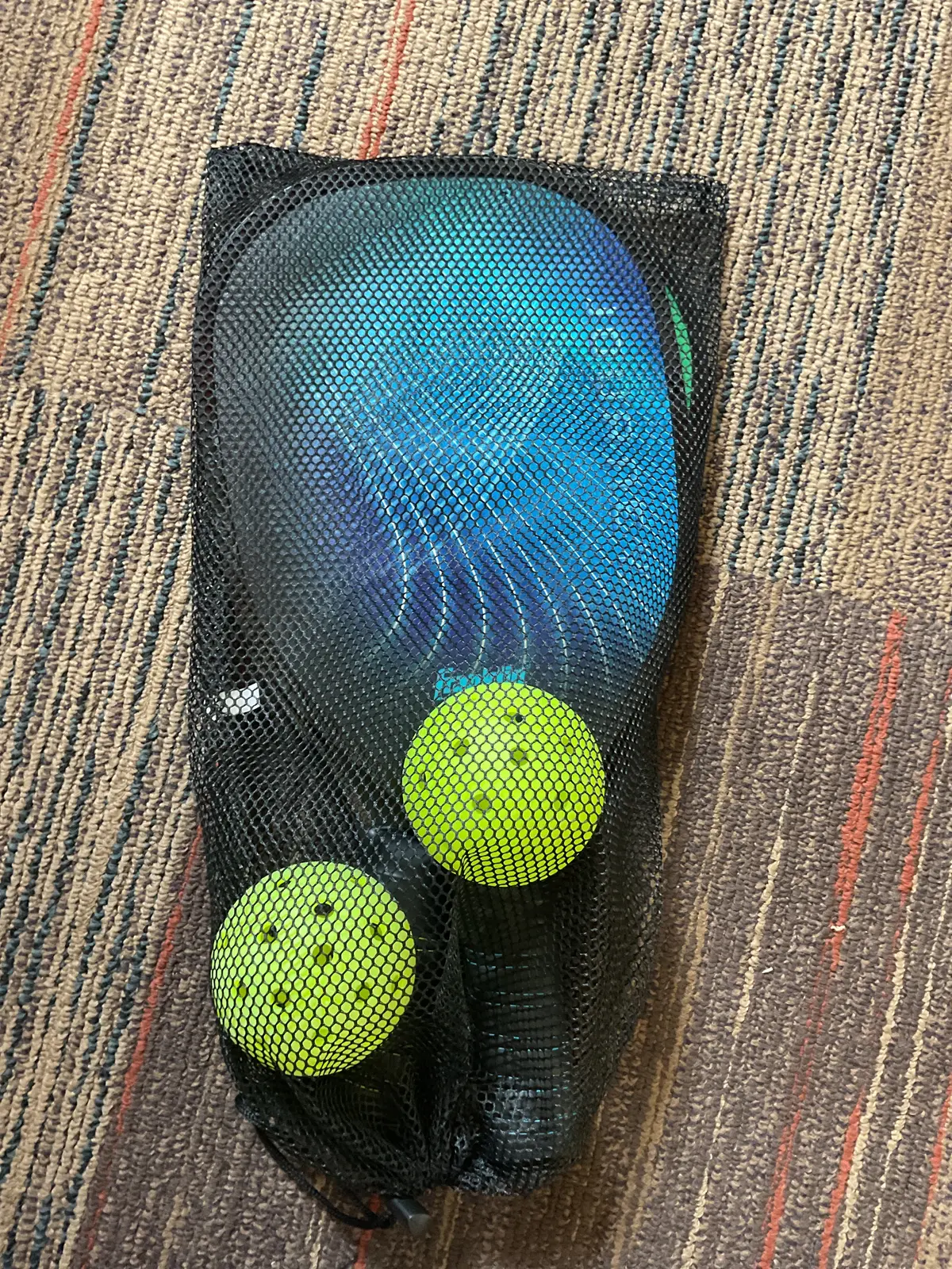 Franklin Sports 2 Player Wood Journey Pickleball Paddle And Ball Set In Mesh Bag 1