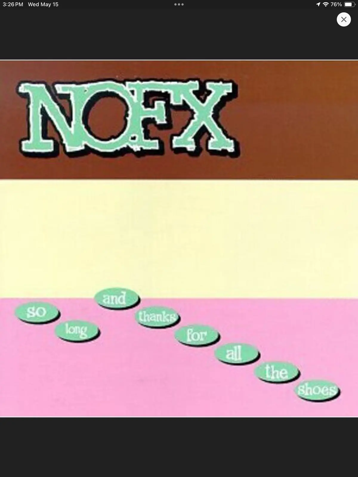 Nofx - So Long And Thanks For All The Shoes Vinyl S 1