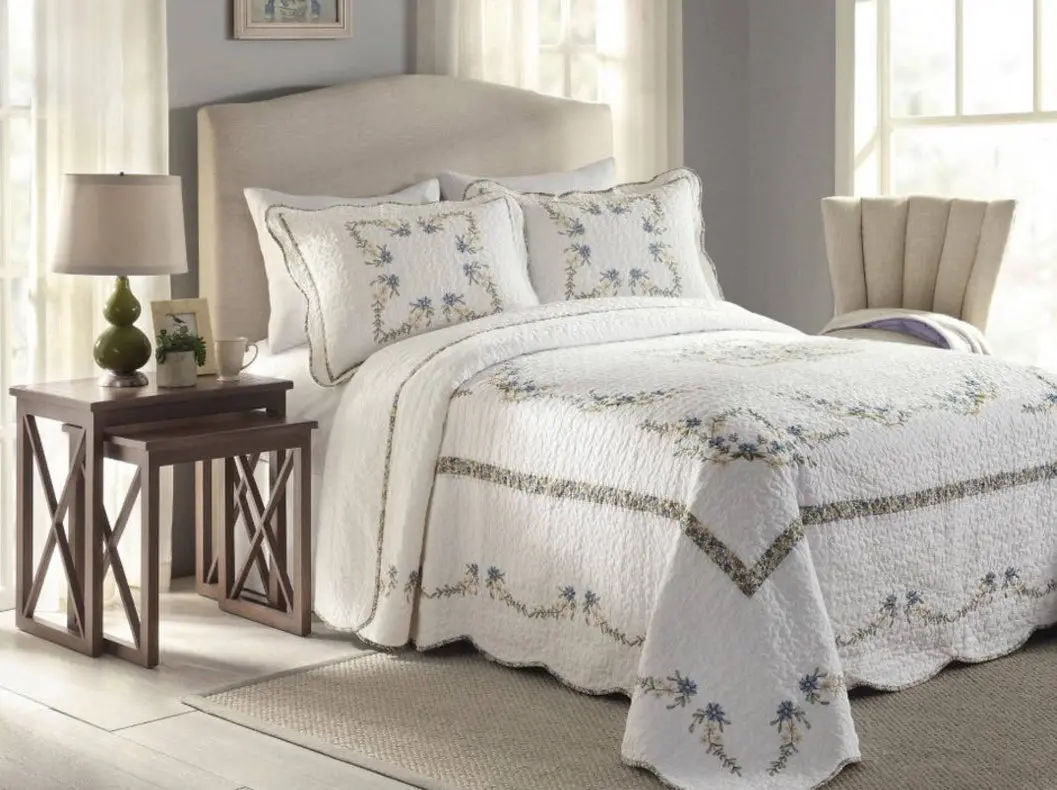 Twin Heather Bedspread - Modern Heirloom 1