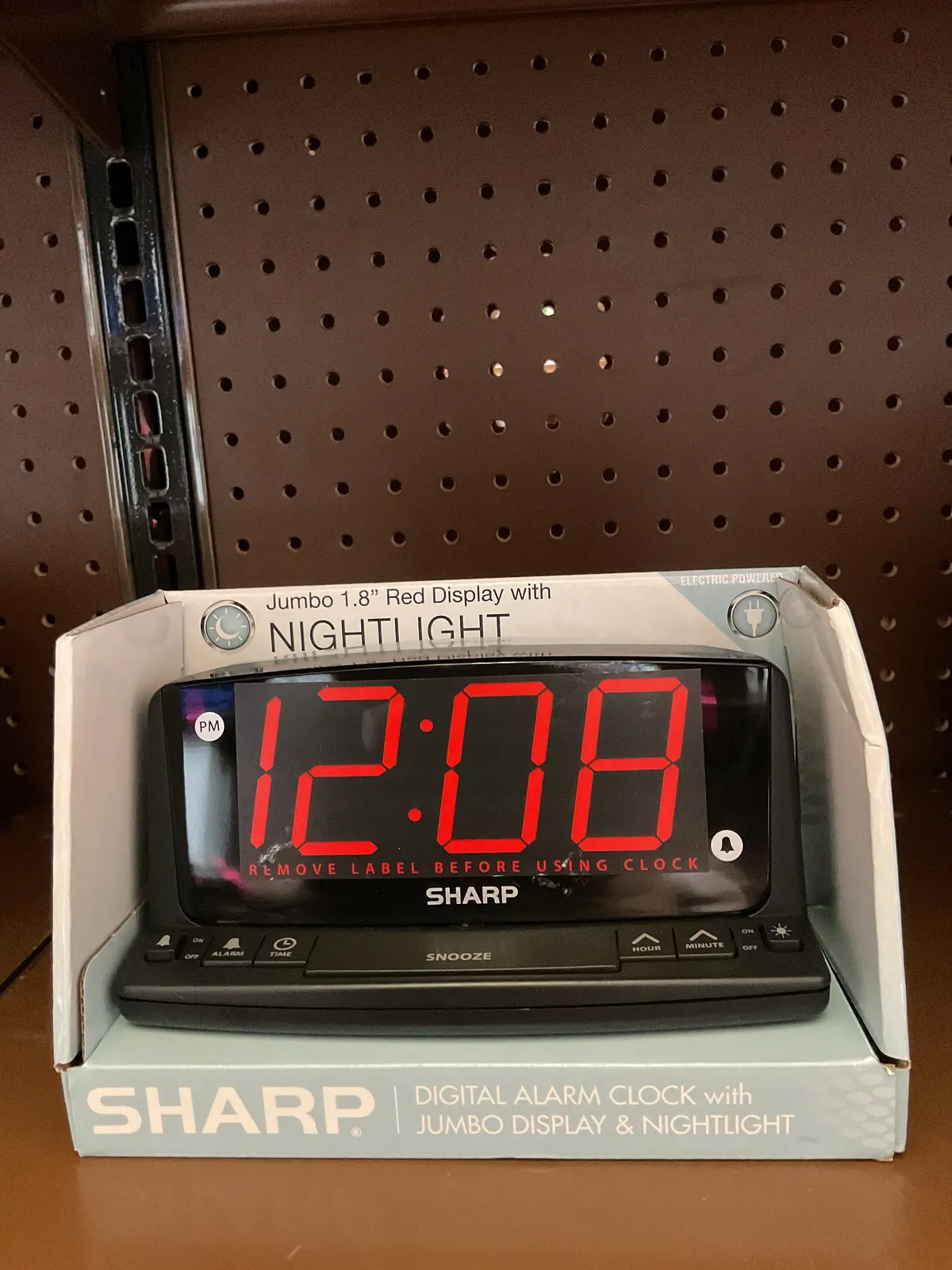 Sharp Led Night Light Alarm Clock 1
