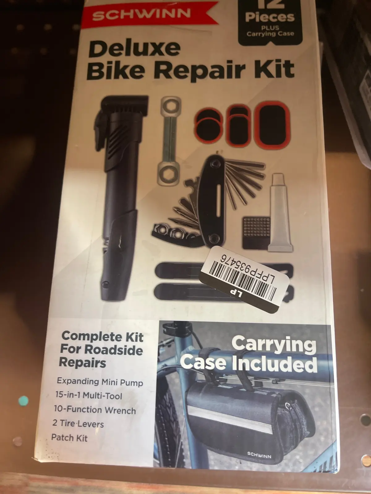 Schwinn Bike Seat Pack With Repair Tools
- Black 1