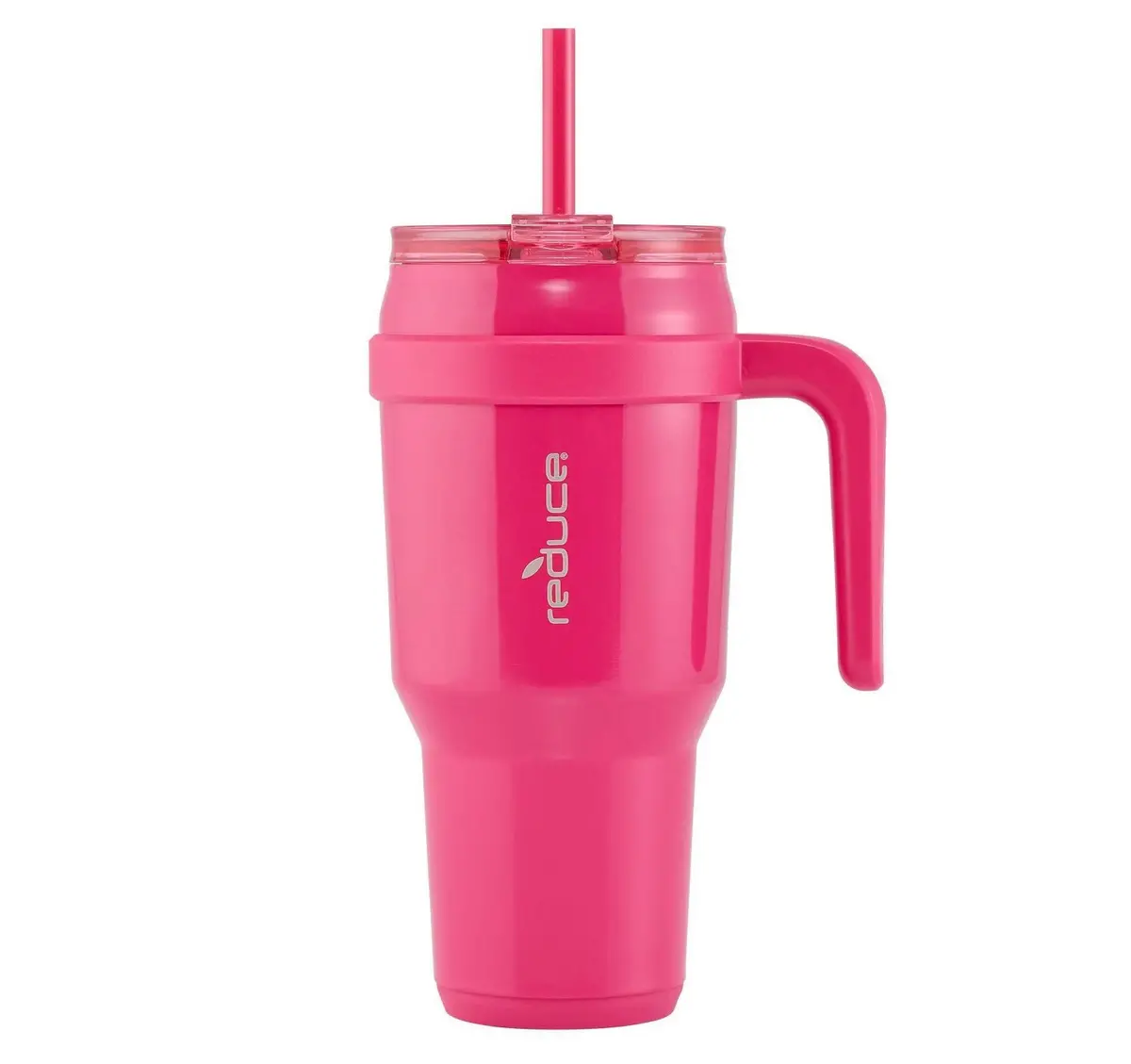 Reduce 40Oz Cold1 Vacuum Insulated Stainless Steel Straw
Tumbler Mug Dark Pink(Few Scratches ) As Is!! 1