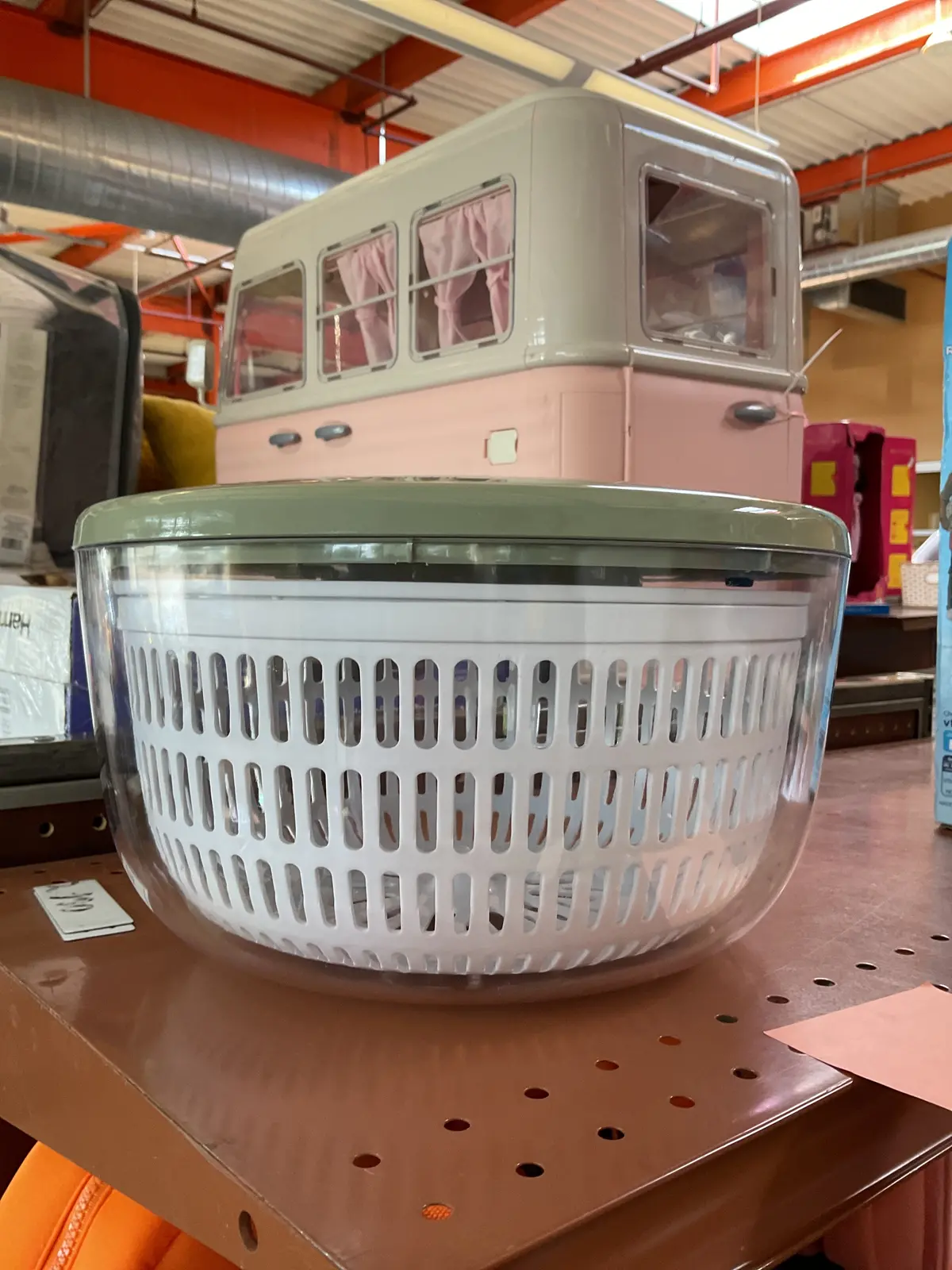 5Qt Salad Spinner Clear 1