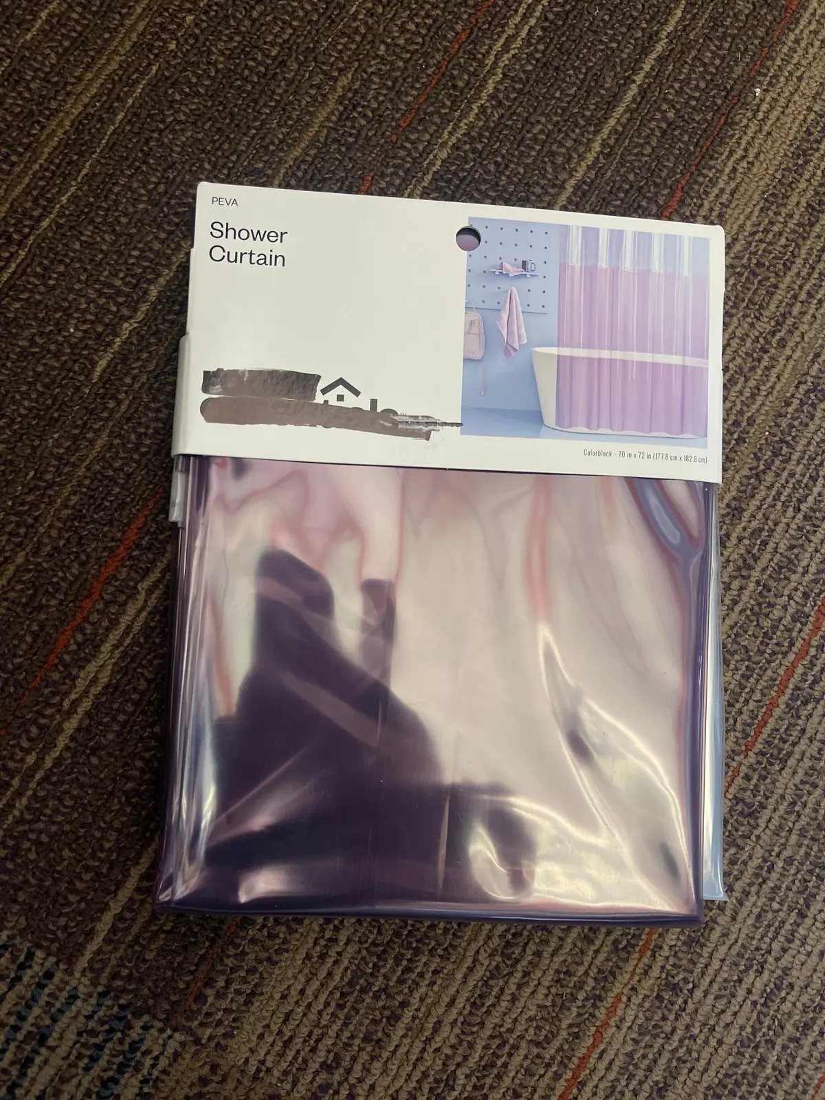 Purple Shower Curtain 1