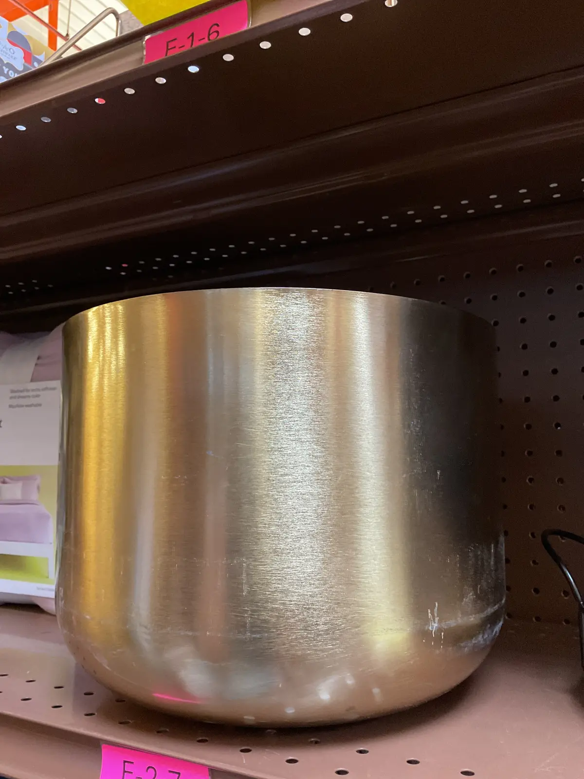Large Brass Planter As Is 1