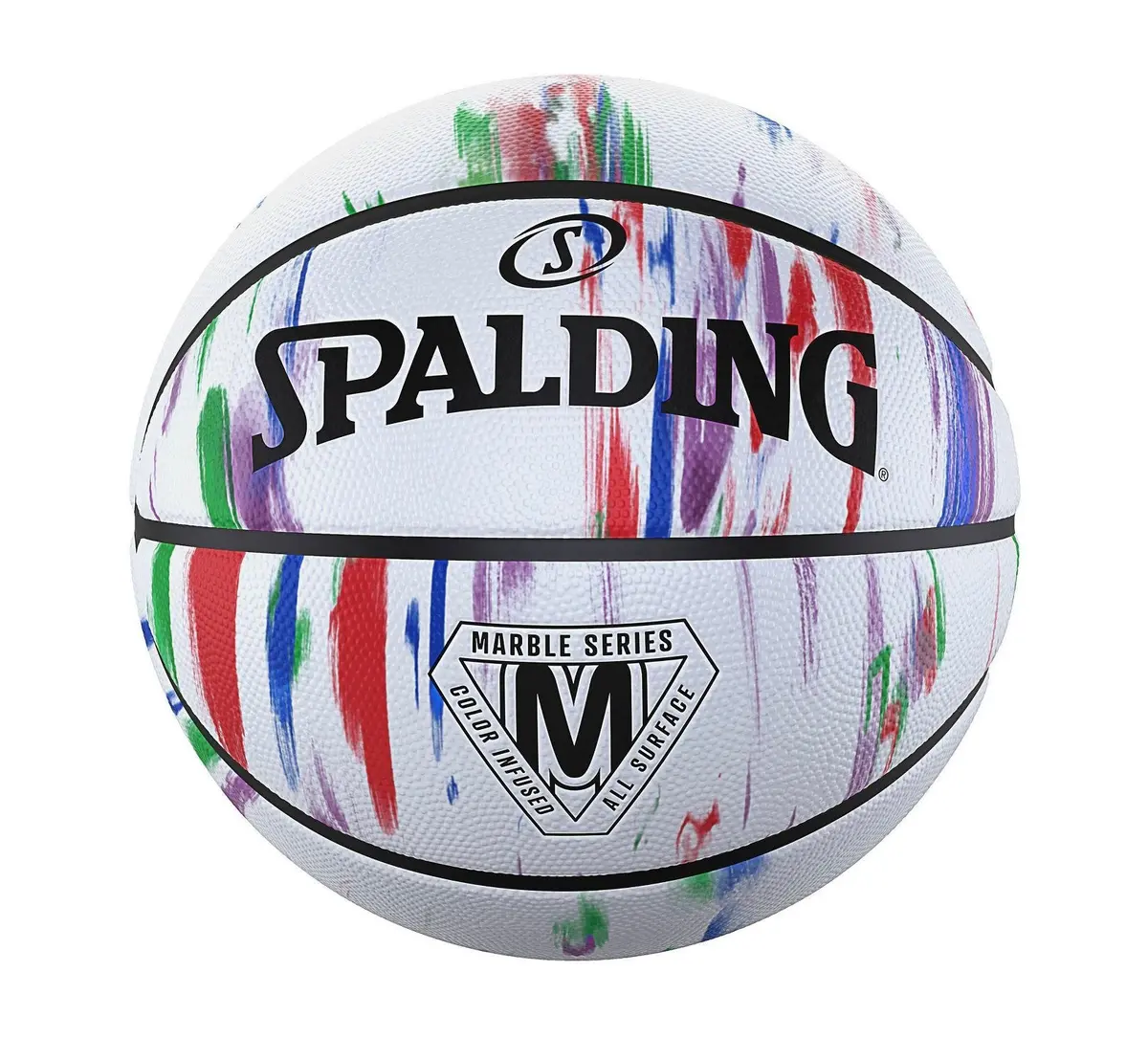 Spalding 29.5” Basketball - Marble White 1