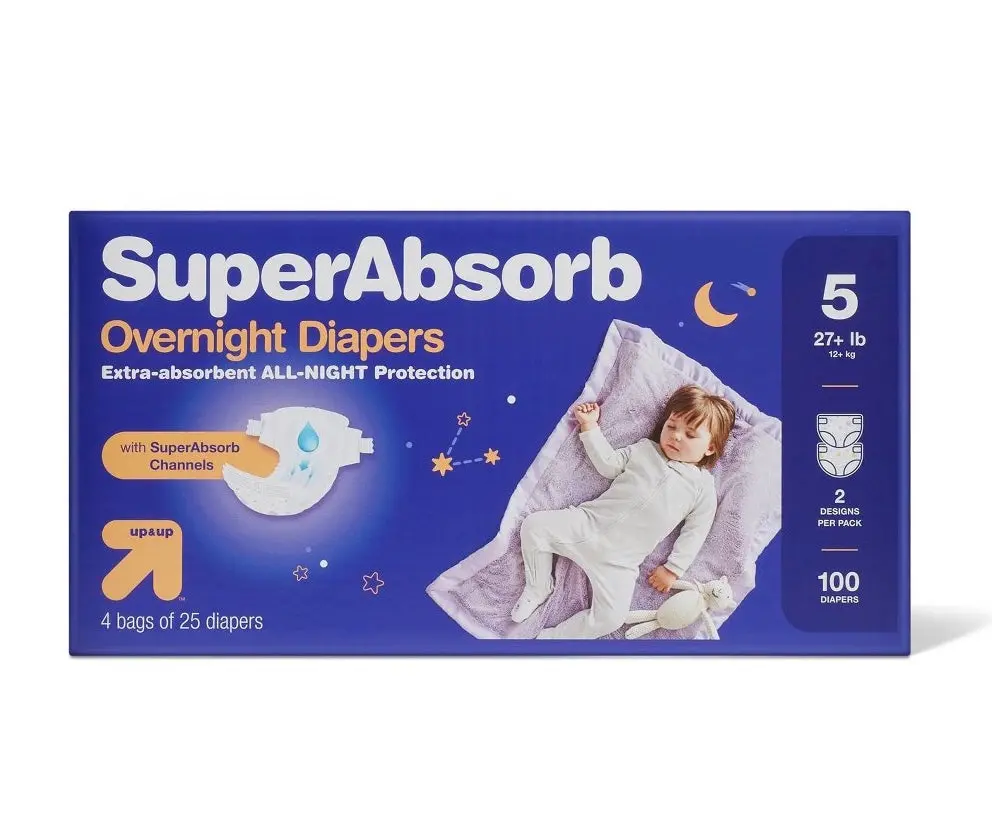 Overnight Diapers - Size 5 - 100Ct 1