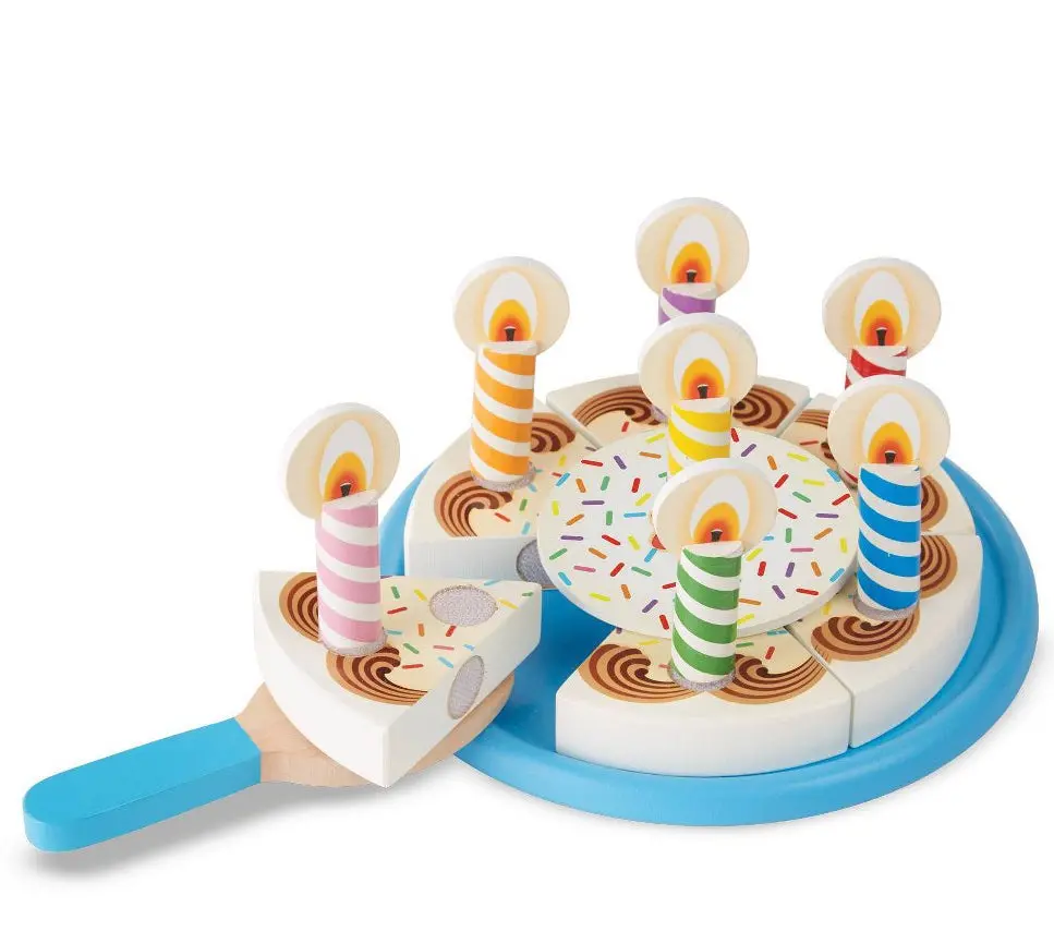 Melissa & Doug Wooden Birthday Cake 1