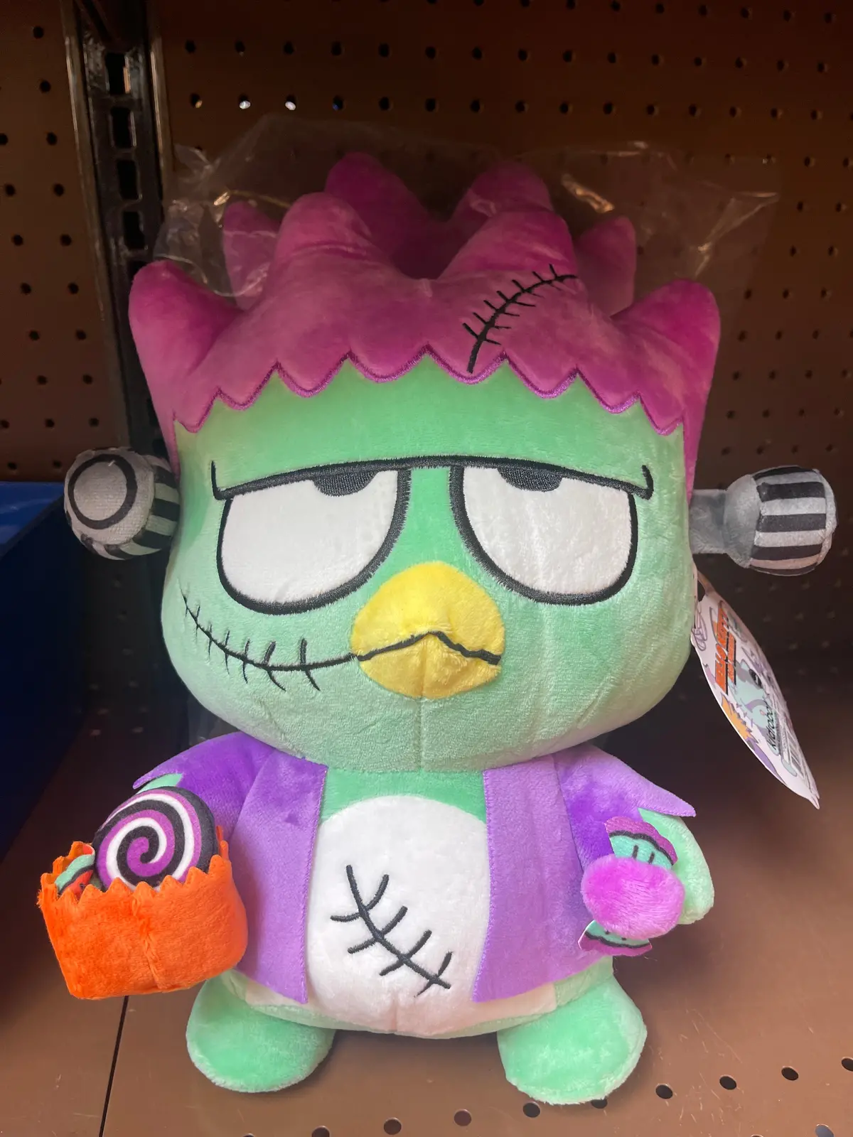Kidrobot Hello Kitty And Friends Badtz-Maru Frankenstein 13 Inch Plush 1