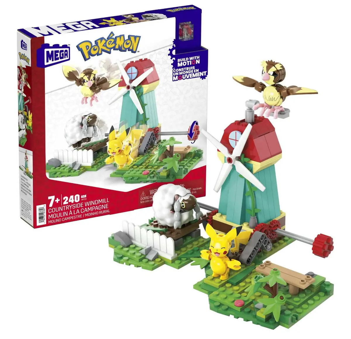 Mega Pokemon Building Toy Kit Countryside Windmill 1