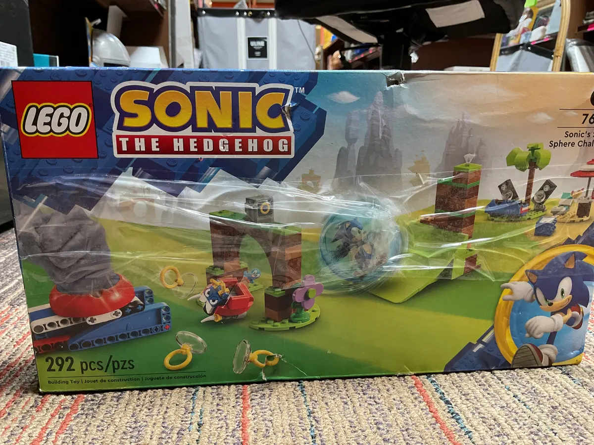 Broken Seal - Lego Sonic The Hedgehog Sonic's Speed Sphere Challengeplayset 76990, As Is - Clearance 1