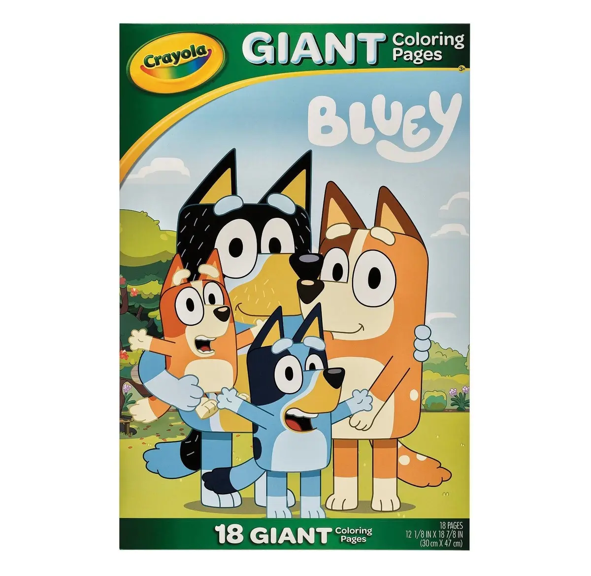 Crayola Giant Coloring Pages - Bluey 1