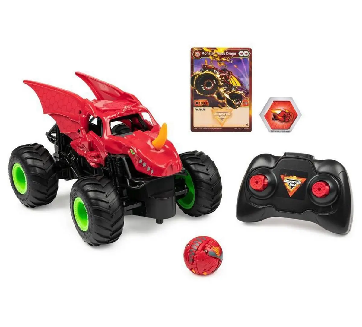 Monster Jam Official Bakugan Dragonoid Rc Trgx 1