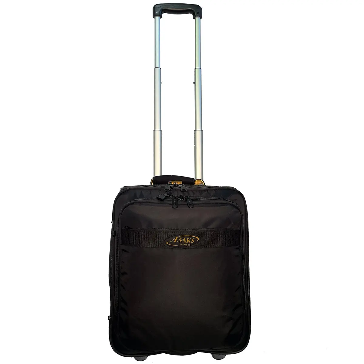 A. Saks 17 Inch Underseater Rollaboard W/Usb Port 1