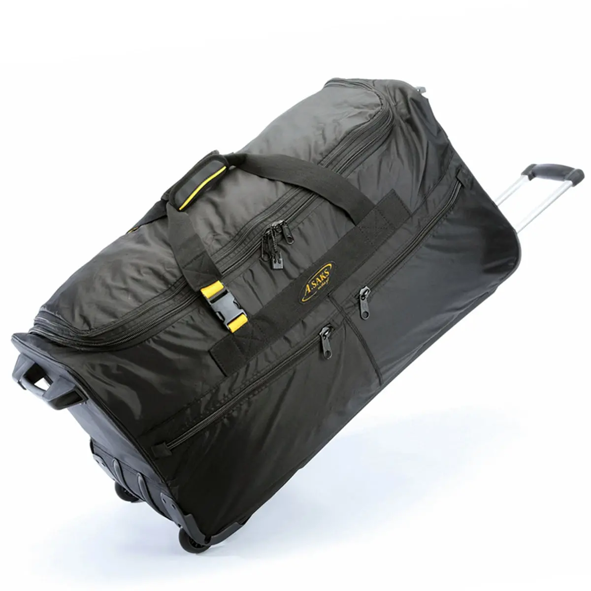 A. Saks Expandable 31 Inch Wheeled Duffel 1