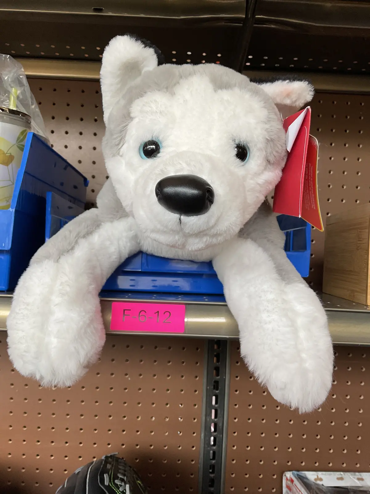 Fao Schwarz Adopt-A-Pets Husky 22" Stuffed Animal With Adoption Certificate 1