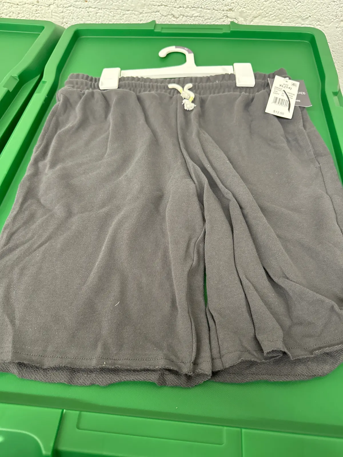 Kids Grey Shorts-Xl 1